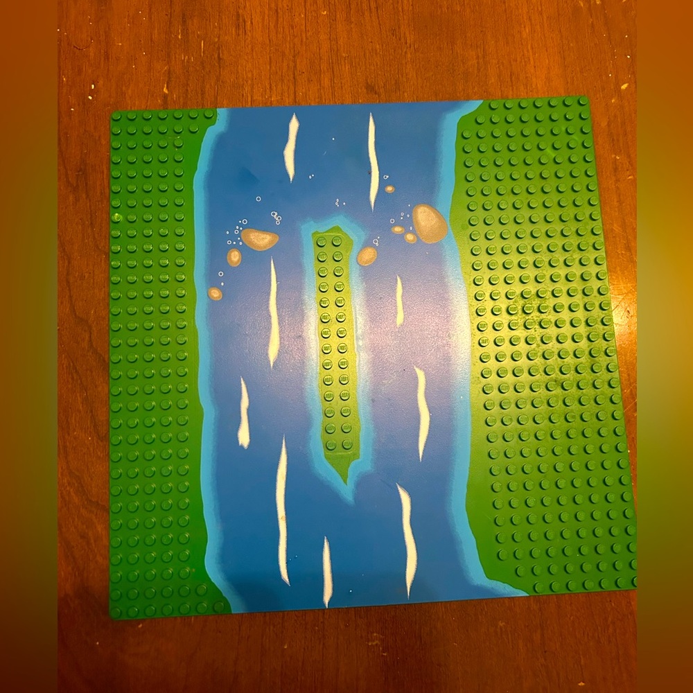 Vintage LEGO Rocky River Retreat baseplate